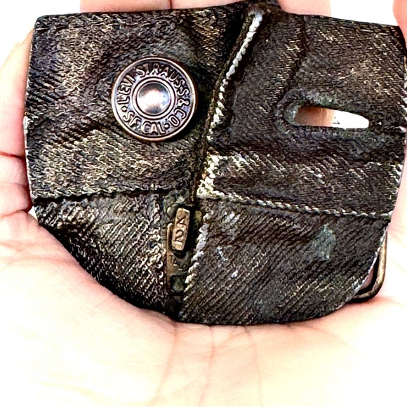 VIntage Bergamot Brass Works 1974 Levi's Jeans Bronze Belt Buckle Collectible - Picture 15 of 16